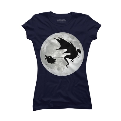 Junior's Design By Humans Christmas Santa Claus By NekoShop T-Shirt 4 Junior's Design By Humans Christmas Santa Claus By NekoShop T-Shirt - Image 4