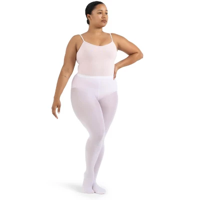 Capezio Women's Hold & Stretch Plus Size Footed Tight 3 Capezio Women's Hold & Stretch Plus Size Footed Tight - Image 3