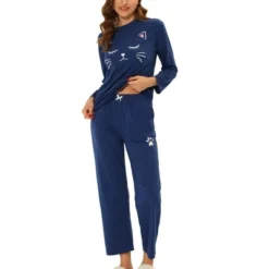 Cheibear Womens Pajama Set Nightwear Lounge Cute Cat Long Sleeve Tops With Pants Sleepwear 13 Cheibear Womens Pajama Set Nightwear Lounge Cute Cat Long Sleeve Tops With Pants Sleepwear -Women Clothing Shop GUEST 4c3c6f96 cc3c 4072 bf4e 2b68585dd586