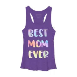 Women's Design By Humans Best Mom Ever Rainbow Bubble Text By MiuMiuShop Racerback Tank Top -Women Clothing Shop GUEST 4db02e5c e5a5 4020 804d a22e8373bb01