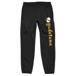 Gudetama Staying In Unisex Adult Black Sweatpants -Women Clothing Shop GUEST 4edd514f e5ad 4635 a159 dbcda3017dc3