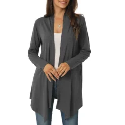 Seta T Women's Spring Fall Draped Open Front Casual Long Sleeve Lightweight Cardigan 18 Seta T Women's Spring Fall Draped Open Front Casual Long Sleeve Lightweight Cardigan -Women Clothing Shop GUEST 517623e5 259e 4b4c baad 0ce51ddade3f