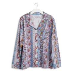 Vera Bradley Long-Sleeved Button Pajama Top -Women Clothing Shop GUEST 549b2668 e279 4a9a 96a9 ec6a528b8f34