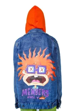 Members Only - Women's Chucky Hoodie Trucker Oversized Jacket