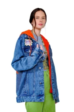 Members Only - Women's Chucky Hoodie Trucker Oversized Jacket -Women Clothing Shop GUEST 54b87886 6a6a 457a 8019 6b96124aa44e