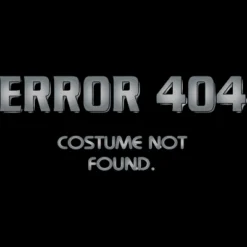 Junior's Design By Humans Error 404 Costume Not Found, Halloween Design By InfaredDesigns T-Shirt