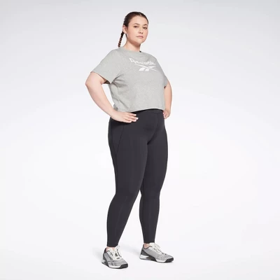Reebok Lux High-Waisted Tights (Plus Size) Womens Athletic Leggings 1 Reebok Lux High-Waisted Tights (Plus Size) Womens Athletic Leggings