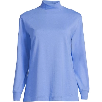 Lands' End Women's Plus Size Long Sleeve Super T Mock 17 Lands' End Women's Plus Size Long Sleeve Super T Mock - Image 17