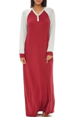 Women's Soft Knit Nightgown, Full Length Long Henley Night Shirt Pajama Top With Pockets 25 Women's Soft Knit Nightgown, Full Length Long Henley Night Shirt Pajama Top With Pockets -Women Clothing Shop GUEST 582255c2 2bec 4e90 955e 6a634b21344a