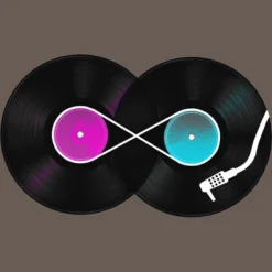 Women's Design By Humans Nonstop Music By Clingcling Racerback Tank Top