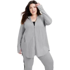 June + Vie By Roaman's Women’s Plus Size Zip-Up French Terry Hoodie 12 June + Vie By Roaman's Women’s Plus Size Zip-Up French Terry Hoodie -Women Clothing Shop GUEST 5a8a915e a01b 4213 9991 7d432e81c83b