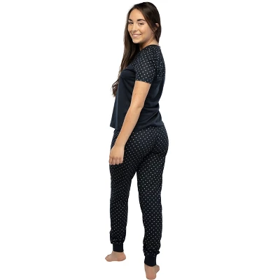 Harry Potter Juniors' H Is For Harry Gryffindor Athletic Jogger Pajama Set Black 2 Harry Potter Juniors' H Is For Harry Gryffindor Athletic Jogger Pajama Set Black - Image 2