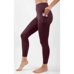 Yogalicious - Women's Carbon Lux High Waist Elastic Free Side Pocket 7/8 Ankle Legging -Women Clothing Shop GUEST 5d2d5a44 fc91 4239 aa36 fe9decf2fca3