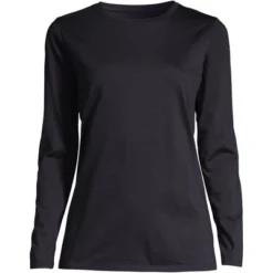 Lands' End Women's Tall Relaxed Supima Cotton Long Sleeve Crewneck T-Shirt -Women Clothing Shop GUEST 5e1a3755 d343 4da3 865e 08d1b0e3994e