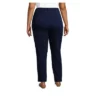 Lands' End Women's Sport Knit High Rise Elastic Waist Pull On Pants