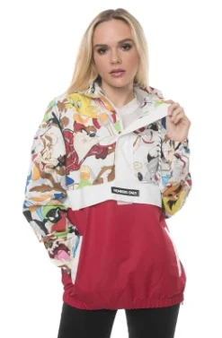 Members Only Women's Looney Tunes Collab Popover Oversized Jacket -Women Clothing Shop GUEST 63517d23 5340 4e82 8b91 3de8d57f6b88