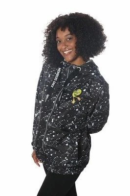 Members Only Women's Looney Tunes Full Zip Windbreaker Jacket 2 Members Only Women's Looney Tunes Full Zip Windbreaker Jacket - Image 2