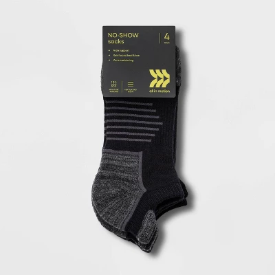 Women's Extended Size Active Accents Cushioned 4pk No Show Tab Athletic Socks - All In Motion™ 8-12 1 Women's Extended Size Active Accents Cushioned 4pk No Show Tab Athletic Socks - All In Motion™ 8-12