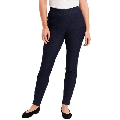 June + Vie By Roaman's Women’s Plus Size Contour Denim Skinny Jean 5 June + Vie By Roaman's Women’s Plus Size Contour Denim Skinny Jean - Image 5