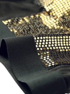 Allegra K Sequined Crop Top For Women's Spaghetti Strap Deep V Party Cami Top -Women Clothing Shop GUEST 69985f31 3753 42c6 bf34 7a27de9fbc12