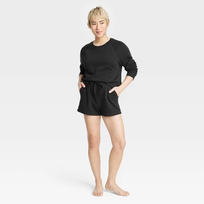 Women's Fleece Lounge Shorts - Colsie™ 3 Women's Fleece Lounge Shorts - Colsie™ - Image 3
