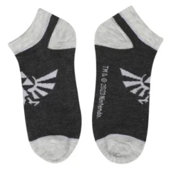The Legend Of Zelda Hylian Crest Women's 5-Pack Ankle Socks