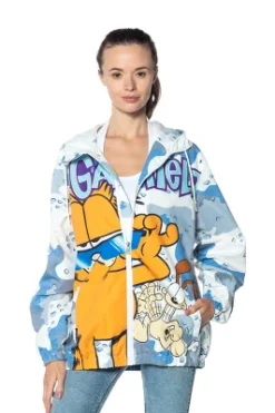 Members Only - Women's Garfield Windbreaker Oversized Jacket - Blue -Women Clothing Shop GUEST 6b994ed5 8f31 4996 b8e6 4e41c538e199