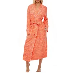 Womens Soft Cotton Knit Jersey Lounge Robe With Pockets, Long Bathrobe -Women Clothing Shop GUEST 6ba84113 4592 4a68 8d9e 10051a61b6ec