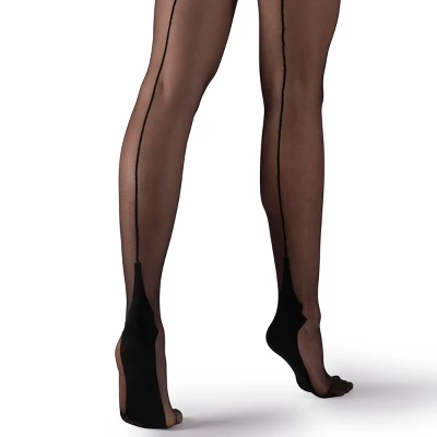 LECHERY Women's Rht Backseam Tights (1 Pair) 2 LECHERY Women's Rht Backseam Tights (1 Pair) - Image 2
