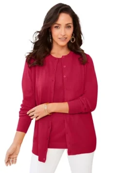 Jessica London Women’s Plus Size Fine Gauge Cardigan -Women Clothing Shop GUEST 70d4de6c 8589 41c3 aed1 7adc9a0af23b