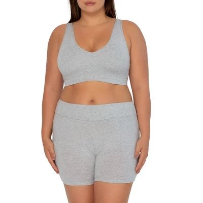 Smart & Sexy Comfort Cotton Lounge High-Waisted Biker Shorts 3 Smart & Sexy Comfort Cotton Lounge High-Waisted Biker Shorts - Image 3