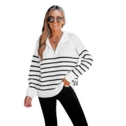 Women's Striped Drop Sleeve Sweater - Cupshe 13 Women's Striped Drop Sleeve Sweater - Cupshe -Women Clothing Shop GUEST 784a0540 f7f4 4c7c bf73 d84677b05f82