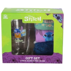 Disney Lilo And Stitch 3 Pairs Of Socks And Pint Glass Gift Set Bundle Multicoloured -Women Clothing Shop GUEST 7b640c2d e691 4842 9d5f f83773d52814