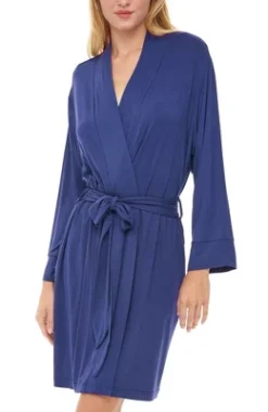 Women's Classic Soft Knit Short Lounge Robe With Pockets -Women Clothing Shop GUEST 7ba42a73 e46f 406b 9c70 3812386345e3