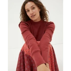 FatFace Womens Fiona Frill Sweater -Women Clothing Shop GUEST 81ddcf13 39e2 4aea b01f bd2d8f6dfd3f