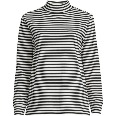 Lands' End Women's Plus Size Long Sleeve Super T Mock 10 Lands' End Women's Plus Size Long Sleeve Super T Mock - Image 10