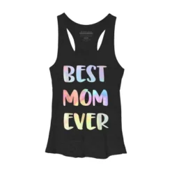 Women's Design By Humans Best Mom Ever Rainbow Bubble Text By MiuMiuShop Racerback Tank Top -Women Clothing Shop GUEST 8658bf72 ae45 49bc adec 7afa01b538d3