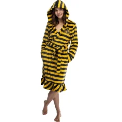 Harry Potter Juniors' Striped Ruffle Hooded Plush Fleece Robe -Women Clothing Shop GUEST 86a87037 2f30 48d1 b758 81b058242c9c