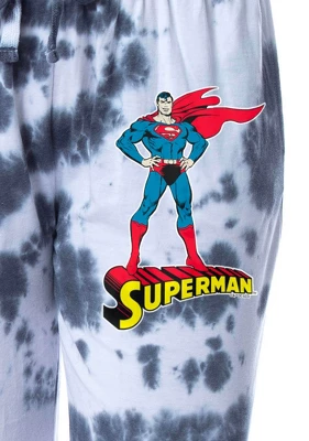 DC Comics Womens' Superman Logo Tie-Dye Jogger Sleep Pajama Pants Multicolored 2 DC Comics Womens' Superman Logo Tie-Dye Jogger Sleep Pajama Pants Multicolored - Image 2