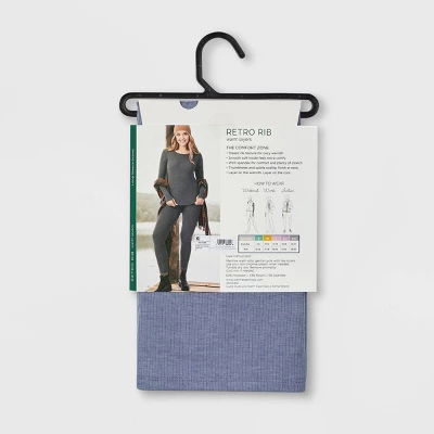 Warm Essentials By Cuddl Duds Women's Retro Ribbed Long Sleeve Scoop Neck Pajama Top 3 Warm Essentials By Cuddl Duds Women's Retro Ribbed Long Sleeve Scoop Neck Pajama Top - Image 3