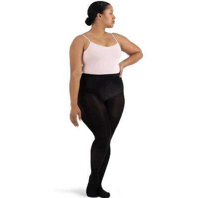 Capezio Women's Hold & Stretch Plus Size Footed Tight 6 Capezio Women's Hold & Stretch Plus Size Footed Tight - Image 6