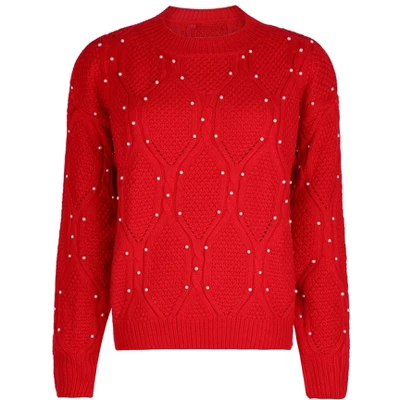 Allegra K Women's Winter Crew Neck Long Sleeve Cable Knit Pullover Sweater 5 Allegra K Women's Winter Crew Neck Long Sleeve Cable Knit Pullover Sweater - Image 5