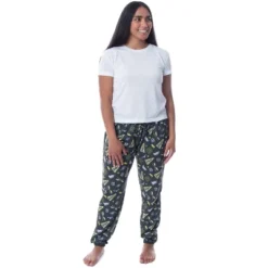 Harry Potter Womens' Hogwarts House Sleep Jogger Pajama Pants-All Houses -Women Clothing Shop GUEST 93650bfd f998 4be9 9c1b 5ddb8fcbd92d