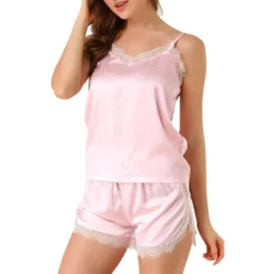 Allegra K Women's Lace Cami Shorts V Neck Camisole Satin Pajamas Set 15 Allegra K Women's Lace Cami Shorts V Neck Camisole Satin Pajamas Set -Women Clothing Shop GUEST 9365290b c2c8 49a8 aecf 9c78d2fce4d4