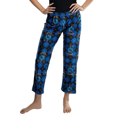 Harry Potter Juniors Hogwarts Houses Crest Cropped Lounge Pants Pajamas 4 Harry Potter Juniors Hogwarts Houses Crest Cropped Lounge Pants Pajamas - Image 4