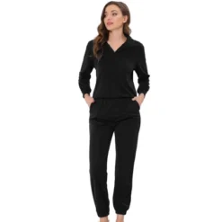 Cheibear Womens Lounge Sets Sweatsuit Sleepwear Pajama With Pockets Pullover Tracksuits 9 Cheibear Womens Lounge Sets Sweatsuit Sleepwear Pajama With Pockets Pullover Tracksuits -Women Clothing Shop GUEST 943c3ffe 5fba 4691 bd44 a290adba66f7