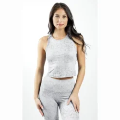 Yogalicious - Women's Nude Tech Water Droplet Crop Top -Women Clothing Shop GUEST 964ba0e8 3ed0 4b8e 9bcf 01406f11c46b