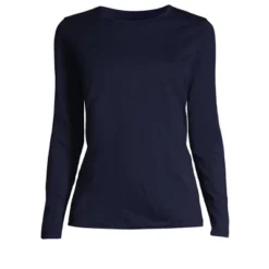 Lands' End Women's Tall Relaxed Supima Cotton Long Sleeve Crewneck T-Shirt -Women Clothing Shop GUEST 98fd2942 5efc 4fde b55a f9c2c8167150