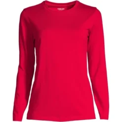 Lands' End Women's Tall Relaxed Supima Cotton Long Sleeve Crewneck T-Shirt -Women Clothing Shop GUEST 99e60444 790d 4948 9129 0537540e444b