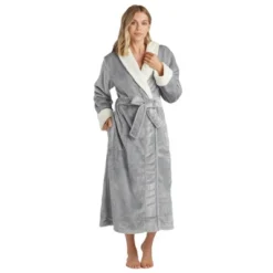 Softies Plush Faux Shearling Robe With Contrast Trim 11 Softies Plush Faux Shearling Robe With Contrast Trim -Women Clothing Shop GUEST 9a5a75e9 2743 47b5 896b e9fa0ab6bb84